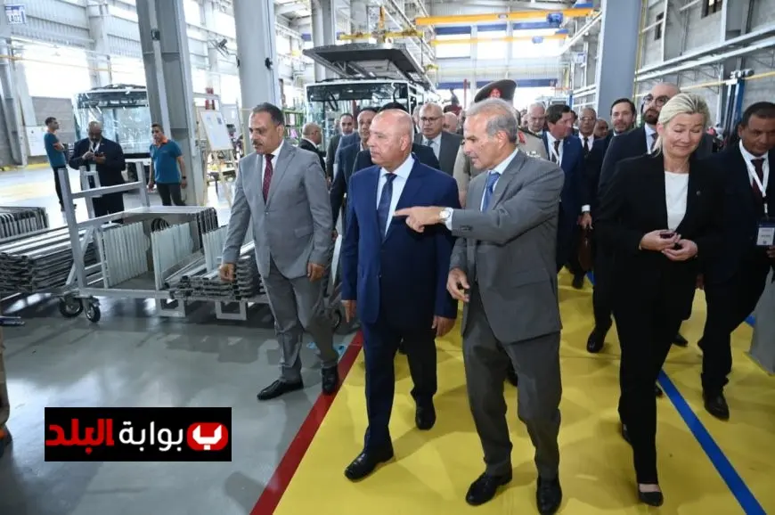 افتتاح خط إنتاج جديد للأتوبيسات الكهربائية في الشرقية باستثمارات قدرها 3 مليارات جنيه بقيادة كامل الوزير