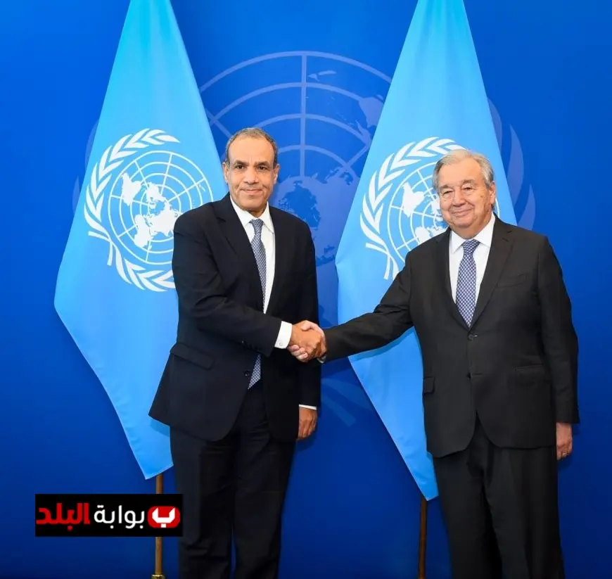 وزير الخارجية يجتمع بالسكرتير العام للأمم المتحدة لمناقشة القضية الفلسطينية