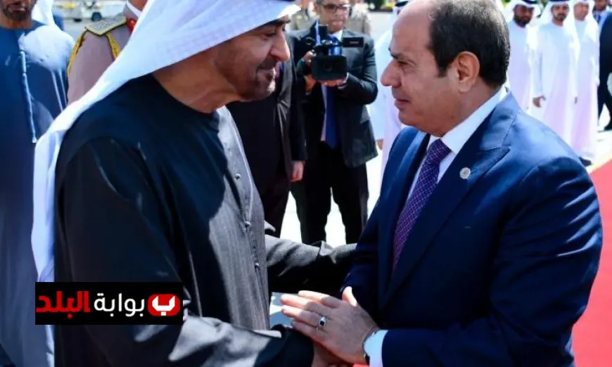 الرئيس السيسي يستقبل الشيخ محمد بن زايد في مطار القاهرة لتوديعه رسميًا