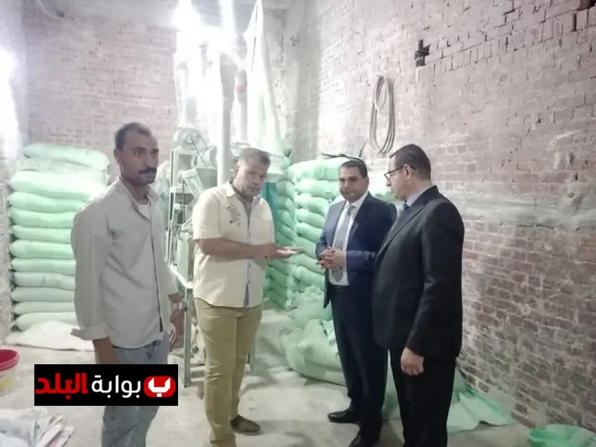 تموين الجيزة يضبط 5 أطنان من الدقيق البلدي المدعم في الصف