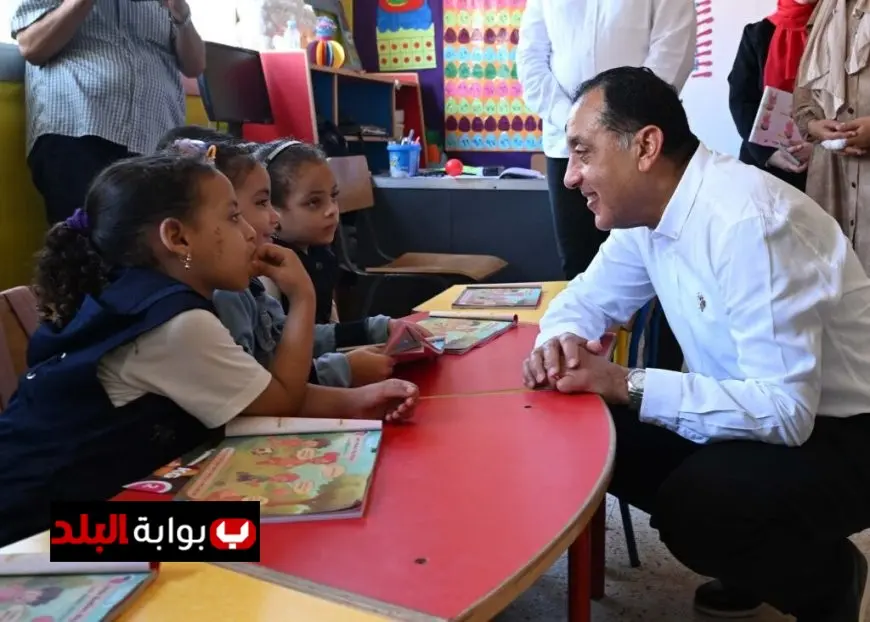 رئيس الوزراء يقوم بتغيير مسار جولته في المنوفية ويزور مدرسة في أشمون