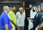 حسين لبيب يستضيف وفد نادي أبوظبي لتنس الطاولة في نادي الزمالك