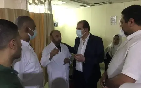 نائب وزير الصحة يقوم بجولة تفقدية في مستشفى كفر الزيات بالغربية ويعتمد إجراءات صارمة لتحسين الخدمات الصحية