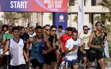 احتفالية اليوم العالمي لمرضى القلب تجمع 1000 مشارك تحت رعاية وزارة الشباب والرياضة