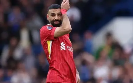 سلوت يكشف أسباب تراجع مستوى محمد صلاح في تسجيل الأهداف