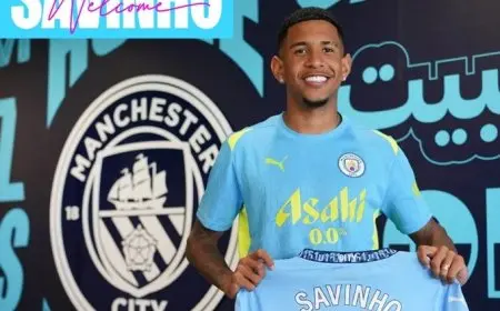 مانشستر سيتي يعلن رسمياً عن تمديد عقد سافينيو لضمان استمرارية النجاح