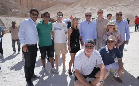 زيارة ميدانية لوزير السياحة والآثار في منطقة وادي الملوك بالأقصر