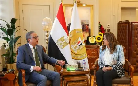 وزيرة التنمية المحلية تناقش مع محافظ الفيوم خطوات تطوير المحميات الطبيعية
