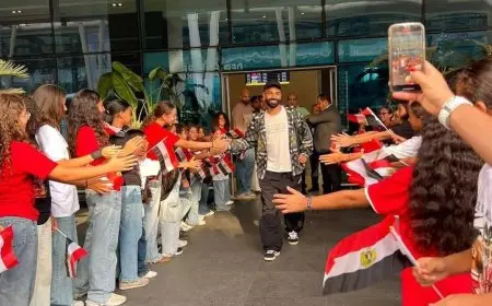 محمد صلاح يصل القاهرة للاستعداد لمعسكر منتخب مصر قبل تصفيات كأس العالم