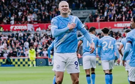 مانشستر سيتي ينقلب على برينتفورد بفوز مثير في الدوري الإنجليزي بهدف وحيد