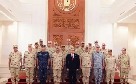 الرئيس السيسي يؤكد أن القوات المسلحة بذلت قصارى جهدها لحماية مصر على مر السنين