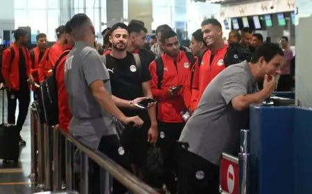 بعثة منتخب مصر تصل إلى المغرب للمشاركة في بطولة كأس العرب