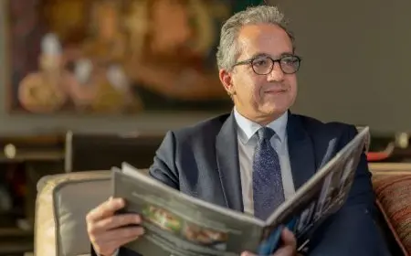 وزير الرياضة يبارك لخالد العناني على فوزه برئاسة اليونسكو ويهنئ مصر بالإنجاز العالمي