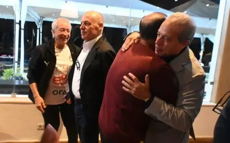 صبحي وأبو ريدة يتفقدان معسكر منتخب مصر استعدادا لكأس العرب