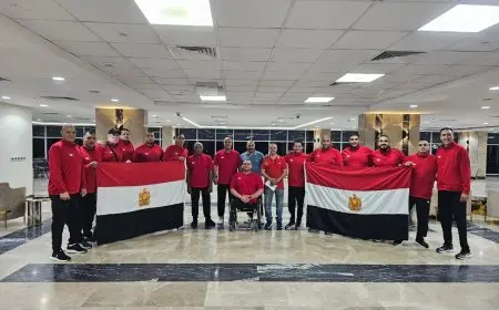 منتخب الطائرة البارالمبي ينطلق إلى أمريكا للمنافسة في كأس العالم