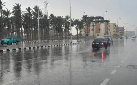 الأرصاد الجوية تحذر من أمطار متفاوتة تستمر على السواحل الشمالية وشمال الوجه البحري