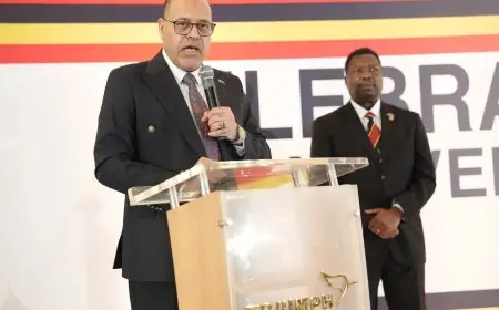 وزير العمل يتحدث في احتفالية السفارة الأوغندية بالقاهرة احتفالا بذكرى الاستقلال