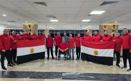 منتخب مصر للكرة الطائرة جلوس يصل الولايات المتحدة للمشاركة في كأس العالم 2023