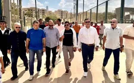 وزراء الشباب والرياضة والإسكان والعمل يجتمعون في زيارة ميدانية لنادي العاصمة الإدارية