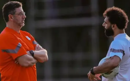 سر محمد صلاح يكشفه فيتوريا مع تعليقه على تجربته التدريبية في السعودية