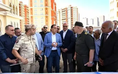 رئيس الوزراء يراقب progress مشروع التطوير العمراني لعواصم مدن القليوبية