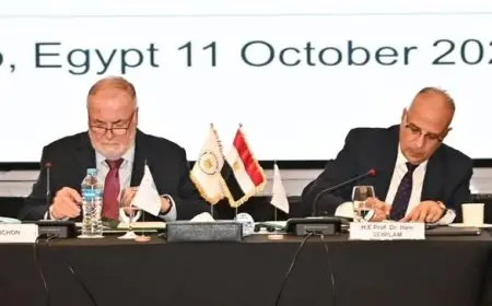 وزارة الري والمجلس العالمي للمياه يوقعان مذكرة تفاهم لتعزيز التعاون في مجال إدارة المياه