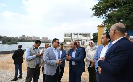 رئيس الوزراء يقوم بجولة تفقدية في ممشى أهل مصر بمدينة بنها
