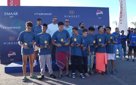 بطولة كرة الماء على الشاطئ تنجح برعاية اتحاد السباحة بمشاركة 4 أندية متميزة