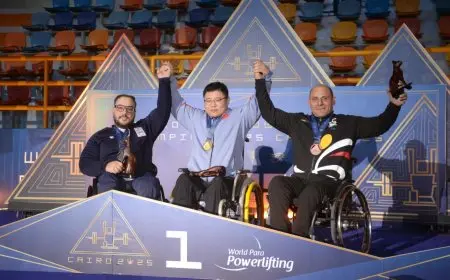 محمد صبحي يحقق برونزية وزن 88 كجم في بطولة العالم لرفع الأثقال البارالمبية