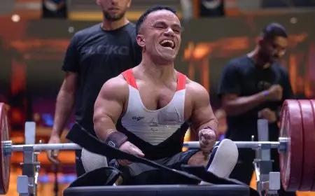 محمد المنياوي يتألق وينتزع ذهبية بطولة العالم لرفع الأثقال البارالمبي في العاصمة الإدارية