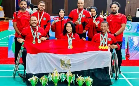 منتخب الريشة الطائرة البارالمبي يحقق 9 ميداليات مذهلة في بطولة إفريقيا في نيجيريا