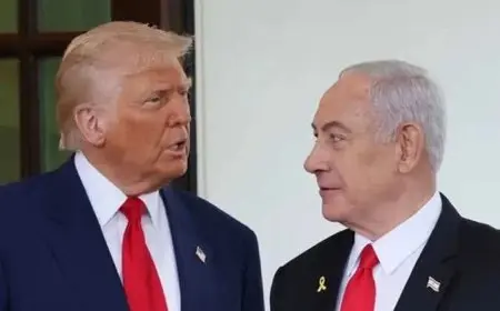 ترامب يكشف سبب تأخره عن قمة شرم الشيخ للسلام وهو خطاب نتنياهو