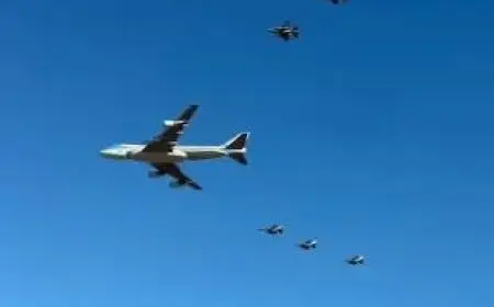 مقاتلات إف 16 المصرية تحمي زيارة ترامب إلى شرم الشيخ