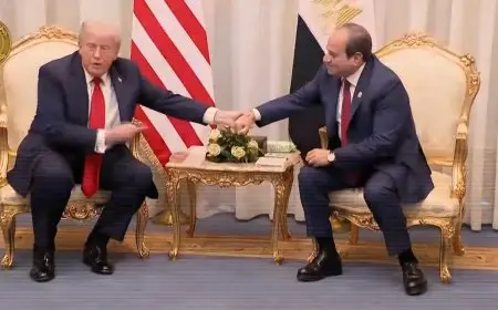 السيسي يثني على جهود ترامب في التوصل لاتفاق غزة ويدعوه للمساهمة في مشروع الإعمار