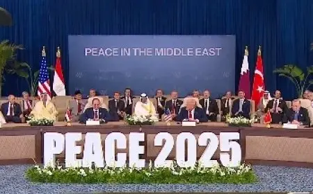 ترامب يختتم كلمته في قمة السلام بدعوة لبركة الشرق الأوسط