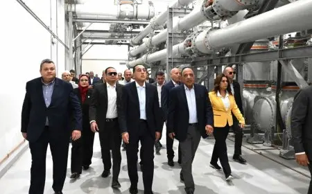 رئيس الوزراء يراقب انطلاقة التشغيل التجريبي لمحطة الربط الكهربائي العملاقة بين مصر والسعودية في بدر