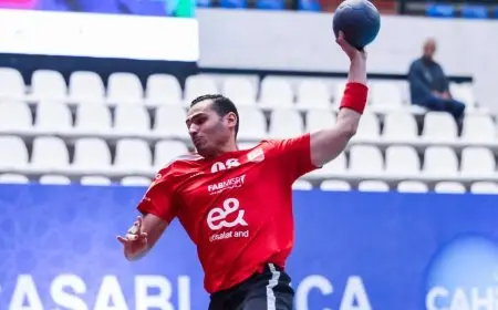 رجال يد الأهلي يحققون فوزاً مستحقاً على شبيبة كينشاسا في بطولة إفريقيا