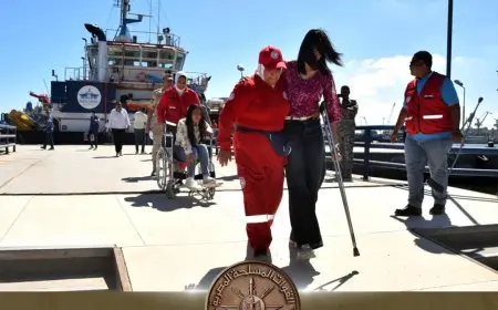 وزارة الدفاع تعلن نجاح تجربة مصر – 11 لمحاكاة إنقاذ ركاب سفينة بعد التصادم