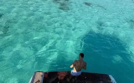 محمد صلاح يستمتع بإجازته في الجونة بعد تأهل المنتخب المصري لمونديال 2026