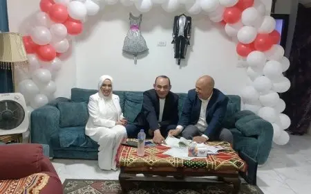 حمادة عبد اللطيف نجم الزمالك السابق يحتفي برباطه الزوجي الجديد