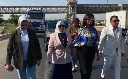 مؤسسة أبو العينين تشارك في مشهد وطني مهيب لدعم فلسطين تحت شعار قافلة السلام