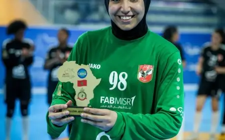 جهاد وائل تتألق وتحقق جائزة أفضل لاعبة في مواجهة فريق فلاورز البنيني