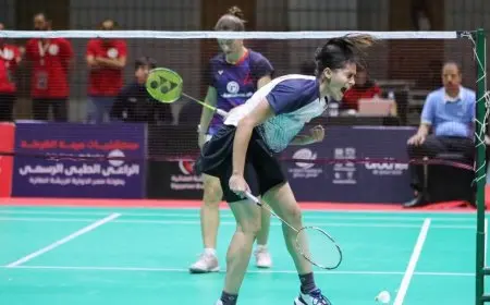 نور يسري تضيء سماء بطولة مصر الدولية للريشة الطائرة وتصل إلى نصف النهائي