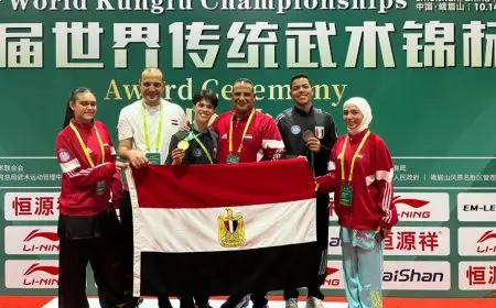 مصر تحقق 10 ميداليات في اليوم الأول من بطولة العالم للأساليب التقليدية في الصين