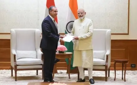 إنشاء غرفة تجارية مشتركة بين الهند وبلادنا في ختام لقاء وزير الخارجية ورئيس الحكومة الهندية
