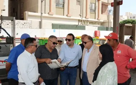 نائب محافظ الإسماعيلية يراقب الالتزام بالتعريفة الجديدة للسائقين واستقرار العمل بالموقف الجديد ومحطات الوقود