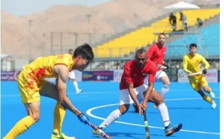 منتخب مصر يتأهل للنهائي في بطولة أمم إفريقيا لهوكي الرجال