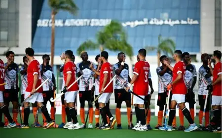 مصر تتحدى جنوب إفريقيا اليوم في نهائي كأس الأمم الأفريقية للهوكي للرجال