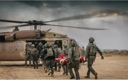 مروحيات عسكرية إسرائيلية تنقل مصابين من الحدث الأمني في رفح الفلسطينية تل أبيب تشهد تصاعد التوترات