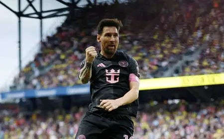 ميسي يحصد الحذاء الذهبي للمرة التاسعة في مسيرته الكروية